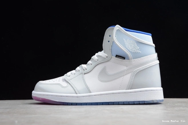 High Jordan Air Retro Zoom 1 Racer Blue White CK6637-104 0814